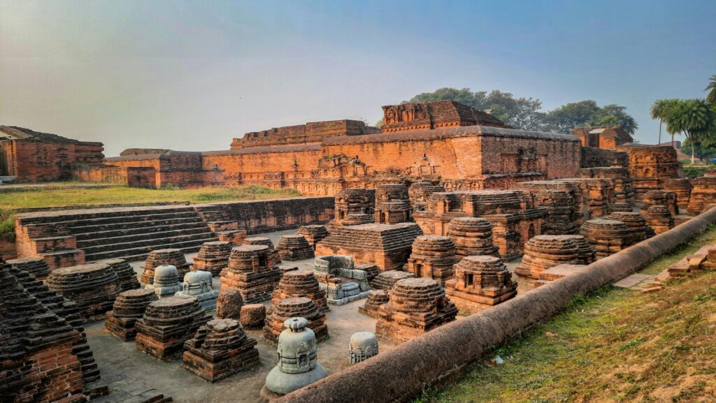 Explore the ancient ruins of Nalanda University, a treasure of Indian heritage and archaeology.